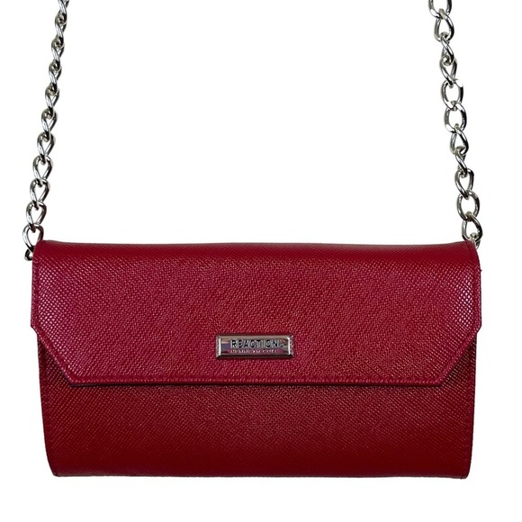 Kenneth Cole Reaction Handbags - Kenneth Cole Reaction Red Clutch/Wallet Crossbody Bag NWOT?